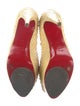 Christian Louboutin Python Animal Print Pumps