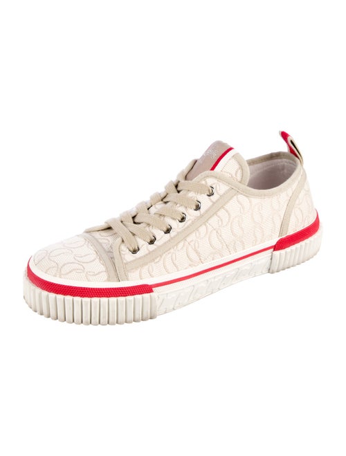 Christian Louboutin Canvas Printed Sneakers
