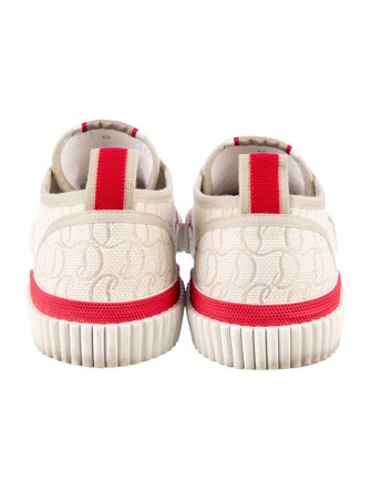 Christian Louboutin Canvas Printed Sneakers