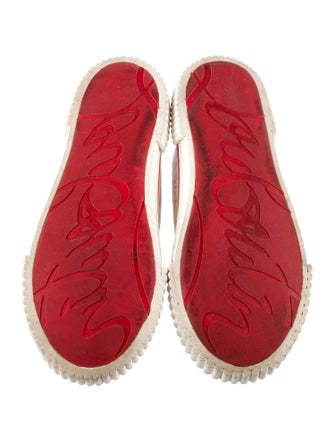 Christian Louboutin Canvas Printed Sneakers