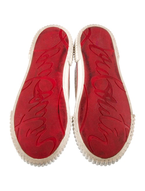 Christian Louboutin Canvas Printed Sneakers