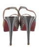 Christian Louboutin Printed Slingback Pumps