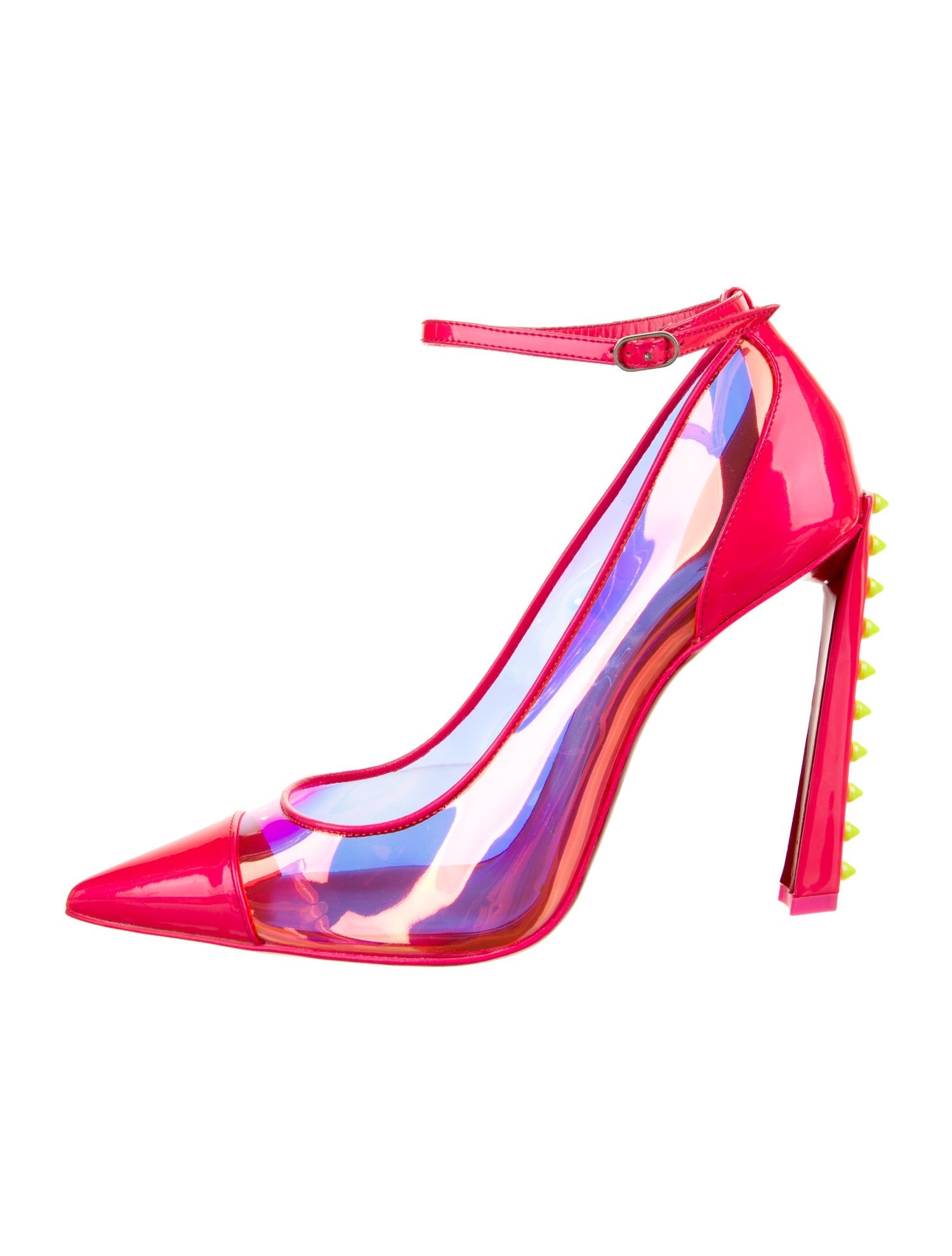 Christian Louboutin Spike Accents PVC Pumps