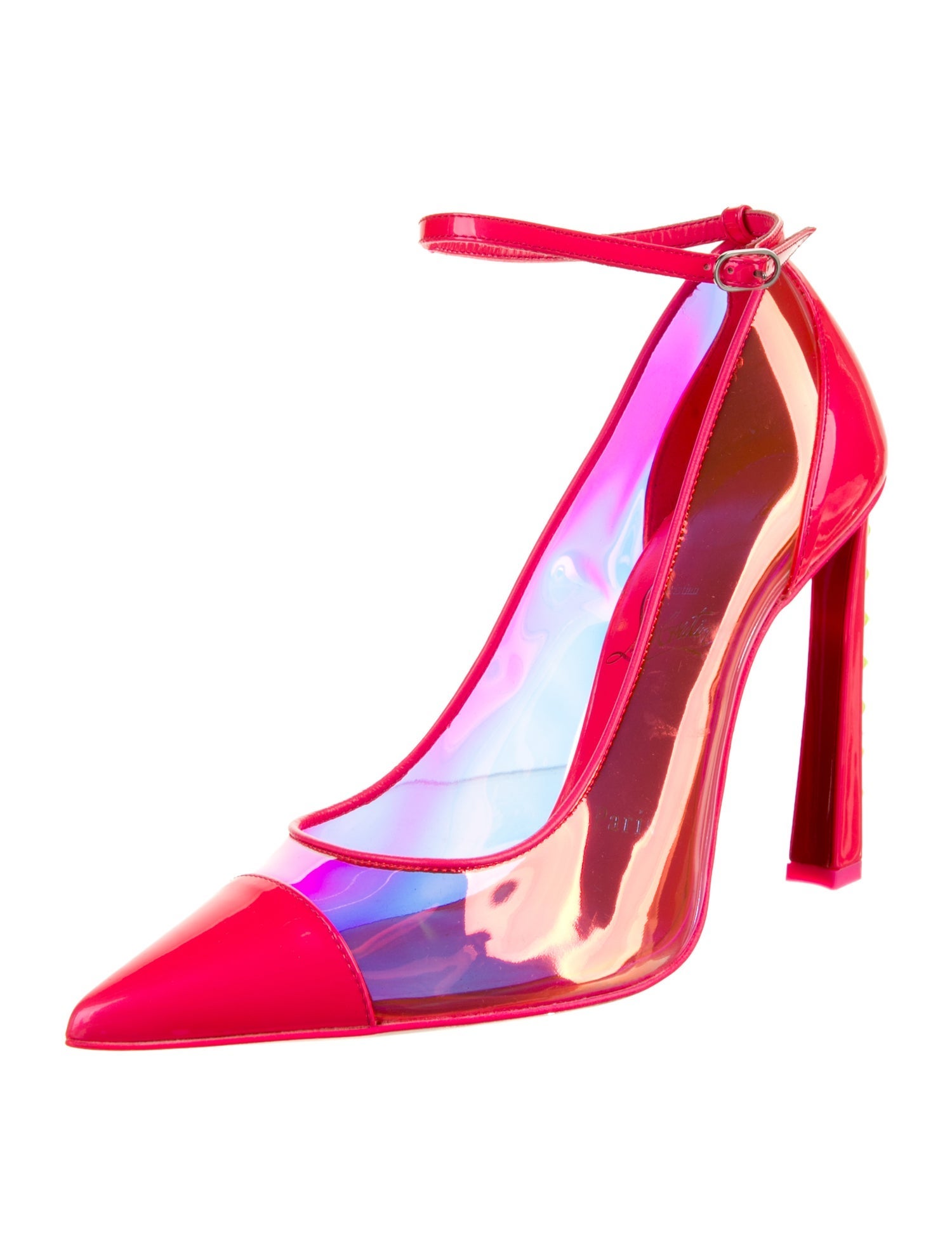 Christian Louboutin Spike Accents PVC Pumps