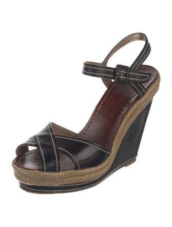 Christian Louboutin Leather Espadrilles