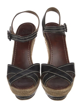 Christian Louboutin Leather Espadrilles