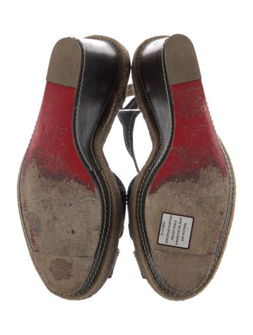 Christian Louboutin Leather Espadrilles