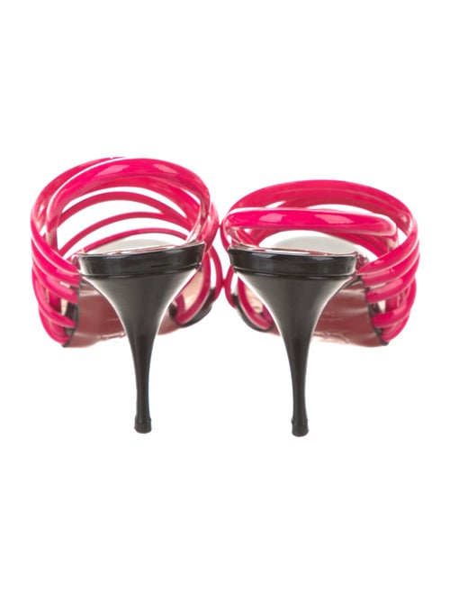 Christian Louboutin Patent Leather Slingback Sandals