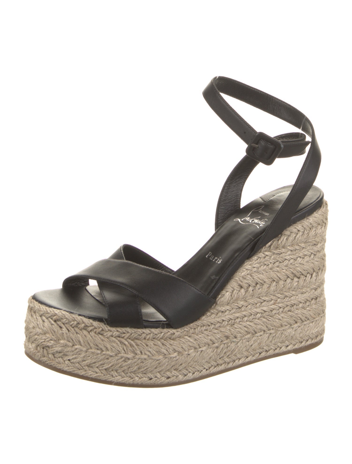 Christian Louboutin Leather Espadrilles