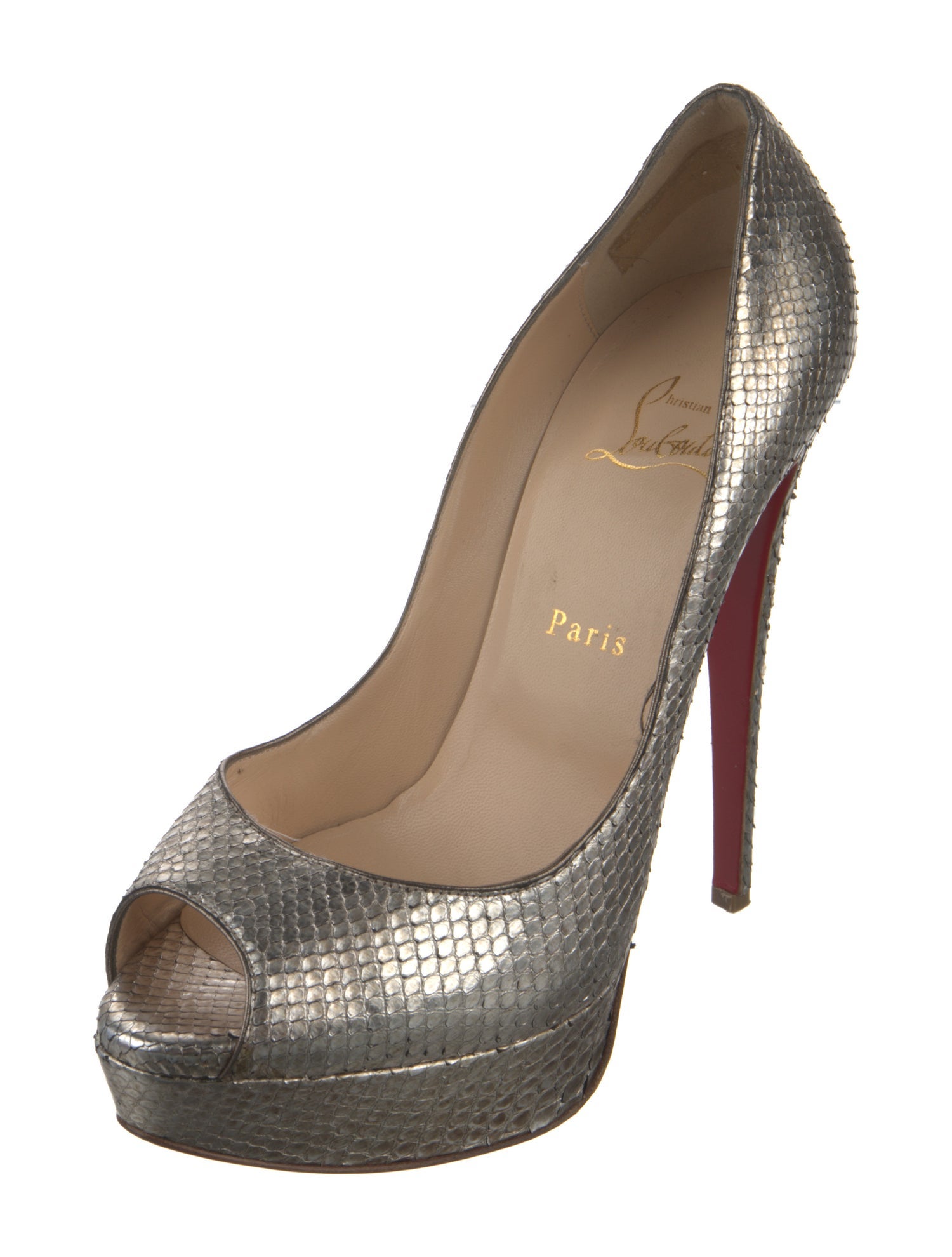 Christian Louboutin Snakeskin Pumps