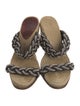 Christian Louboutin Leather Chain-Link Accents Espadrilles