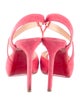 Christian Louboutin Suede Slingback Sandals
