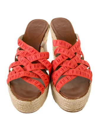 Christian Louboutin Braided Accents Espadrilles