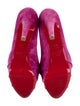 Christian Louboutin Drapesse Suede Pumps