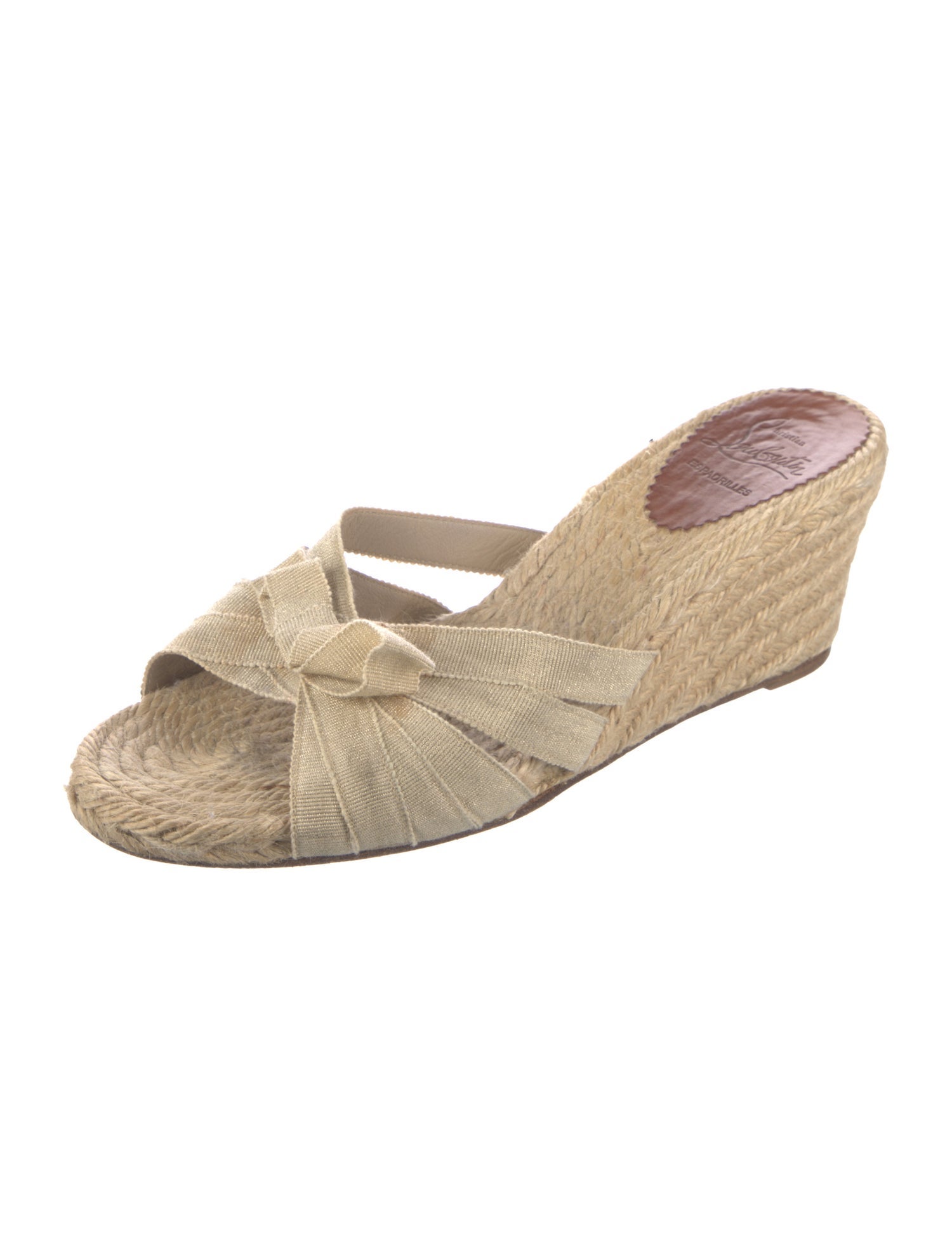 Christian Louboutin Bow Accents Espadrilles
