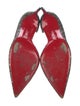 Christian Louboutin Mesh Sequin Embellishments D'Orsay Pumps