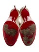 Christian Louboutin Mesh T-Strap Pumps