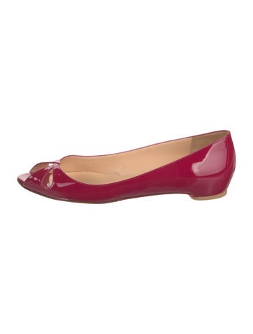 Christian Louboutin Flats Patent Leather Ballet 9
