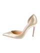 Christian Louboutin Suede D'Orsay Pumps