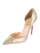 Christian Louboutin Suede D'Orsay Pumps