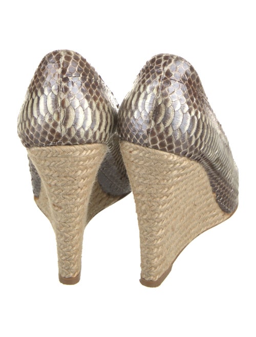 Christian Louboutin Snakeskin Animal Print Pumps