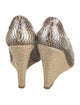 Christian Louboutin Snakeskin Animal Print Pumps