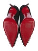 Christian Louboutin Suede Studded Accents Pumps