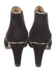 Christian Louboutin Suede Leather Trim Embellishment Chelsea Boots