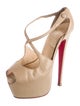 Christian Louboutin Leather T-Strap Pumps