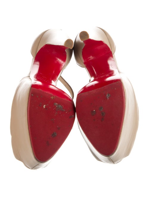 Christian Louboutin Leather T-Strap Pumps