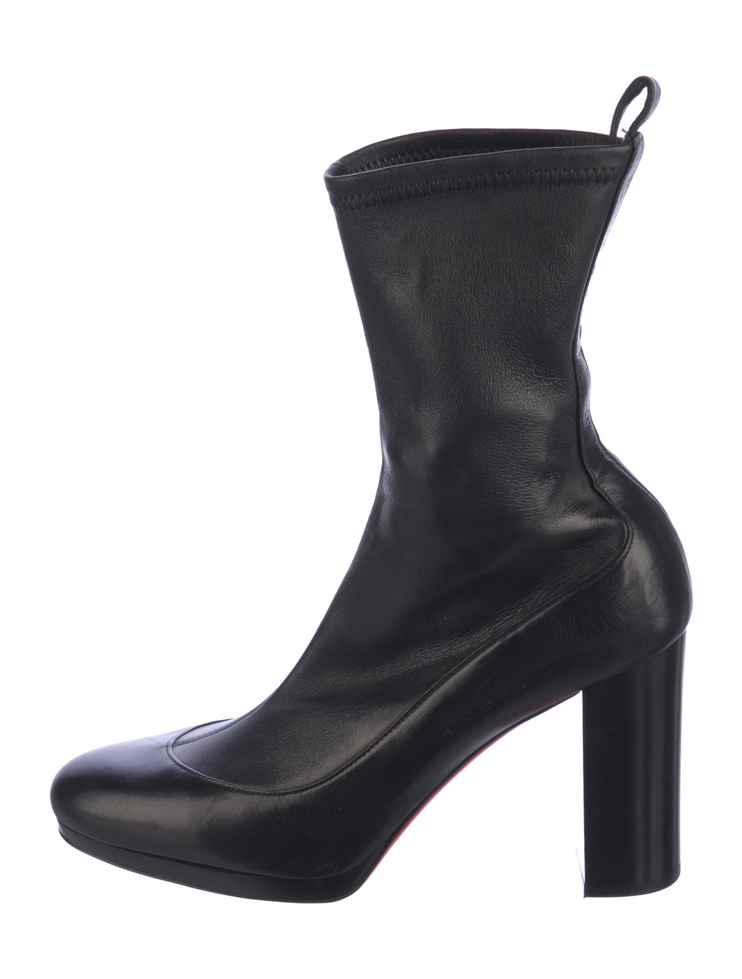 Christian Louboutin Leather Sock Boots