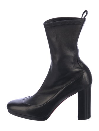 Christian Louboutin Leather Sock Boots