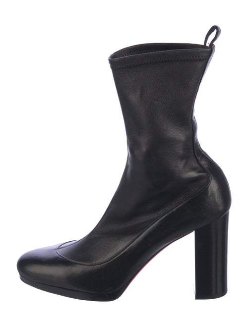 Christian Louboutin Leather Sock Boots