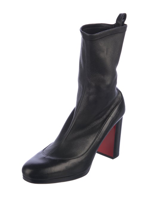 Christian Louboutin Leather Sock Boots