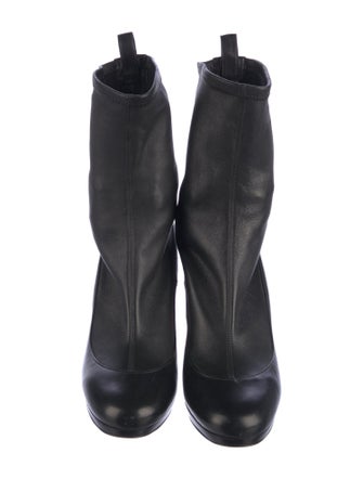 Christian Louboutin Leather Sock Boots