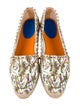 Christian Louboutin Spike Accents Canvas Espadrilles