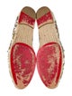 Christian Louboutin Spike Accents Canvas Espadrilles