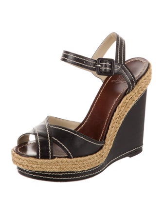 Christian Louboutin Leather Espadrilles
