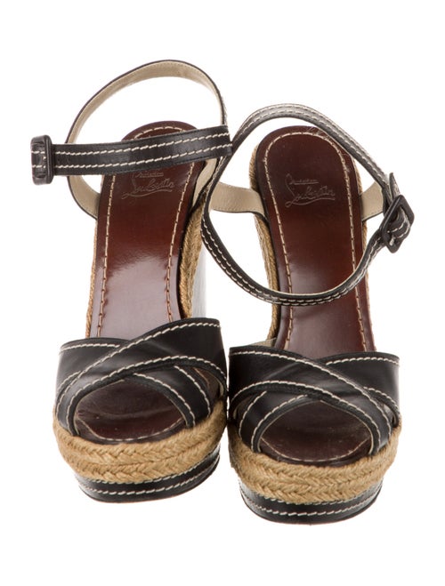 Christian Louboutin Leather Espadrilles