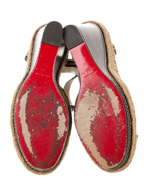 Christian Louboutin Leather Espadrilles