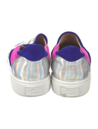 Christian Louboutin Sequins Printed Sneakers