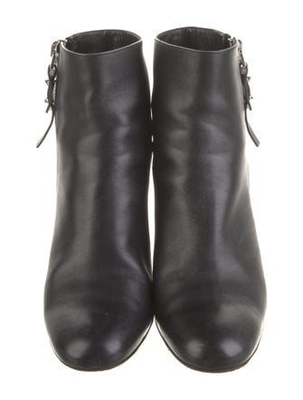 Christian Louboutin Spike Accents Leather Boots