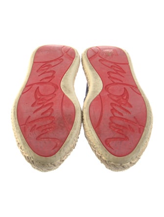 Christian Louboutin Canvas Espadrille Sneakers