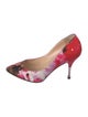 Christian Louboutin Canvas Tie-Dye Print Pumps
