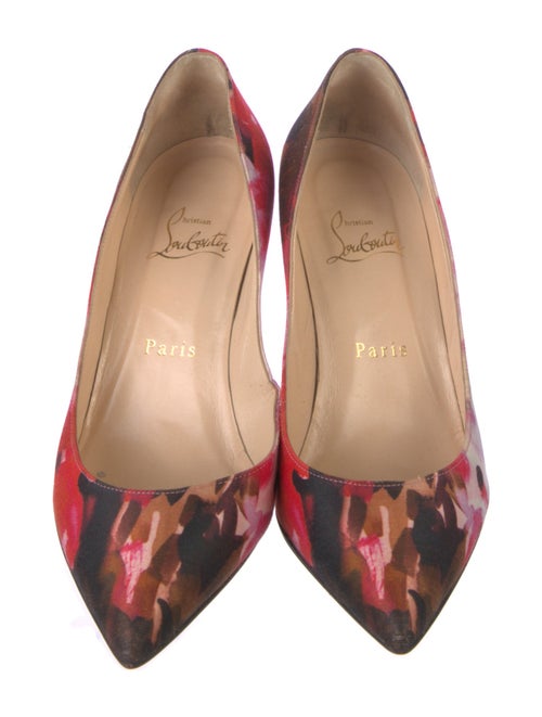 Christian Louboutin Canvas Tie-Dye Print Pumps