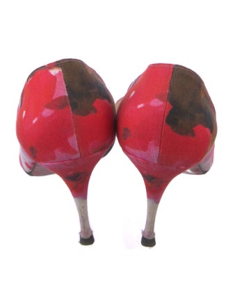 Christian Louboutin Canvas Tie-Dye Print Pumps