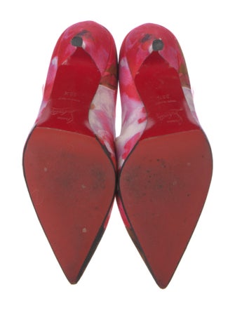 Christian Louboutin Canvas Tie-Dye Print Pumps
