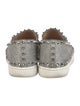 Christian Louboutin Spike Accents Glitter Sneakers
