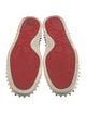 Christian Louboutin Spike Accents Glitter Sneakers