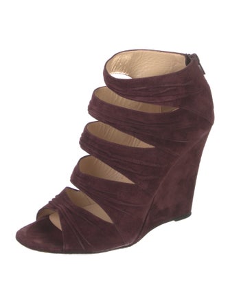 Christian Louboutin Suede Gladiator Sandals